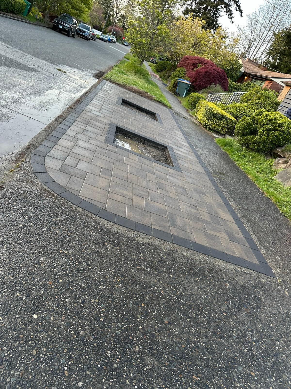 After - Paver walkway installation by Pro Pavers LLC