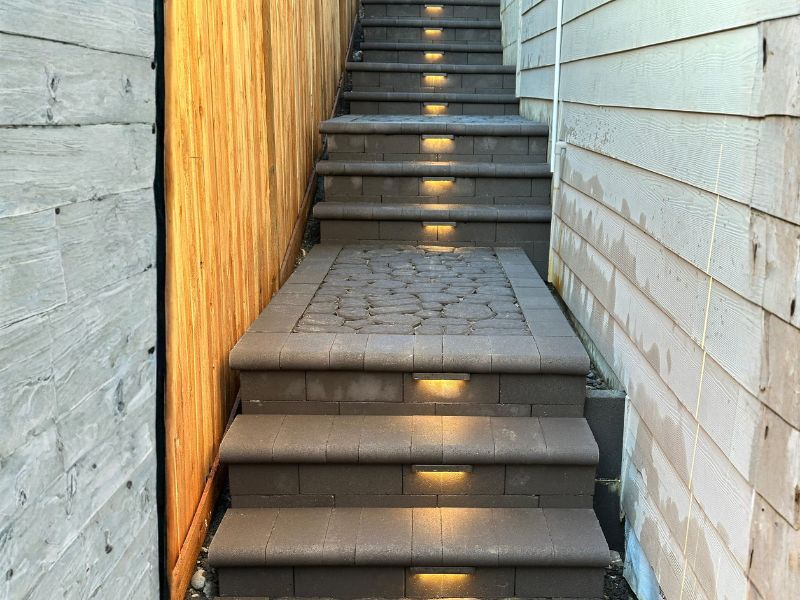 Before - Stairs and walkway project Kent WA